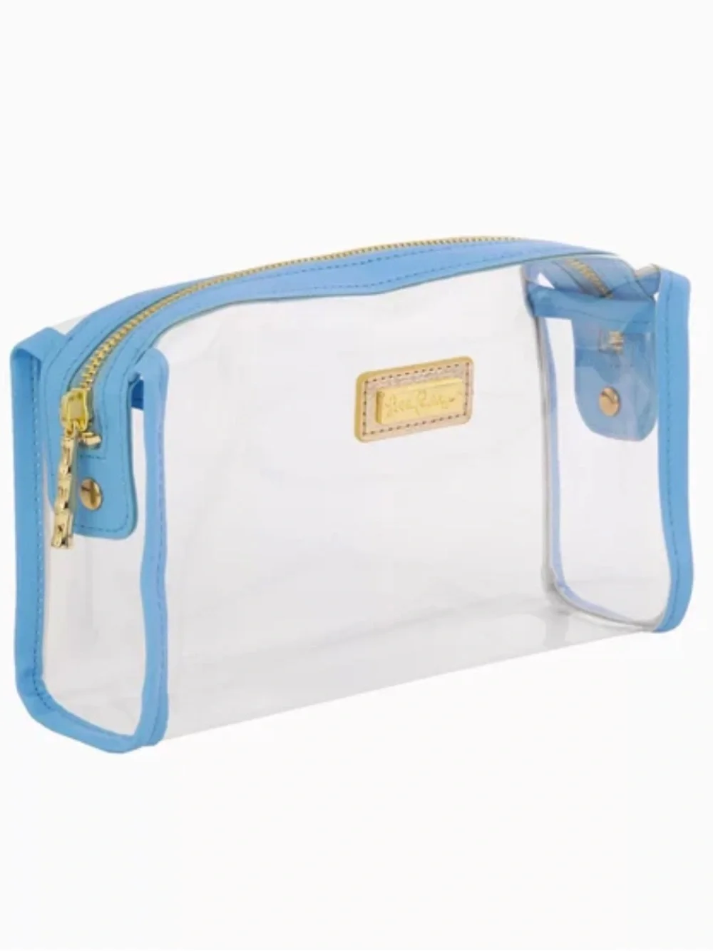 Brand New Lilly Pulitzer Pencil/Cosmetic Case in Frenchie Blue